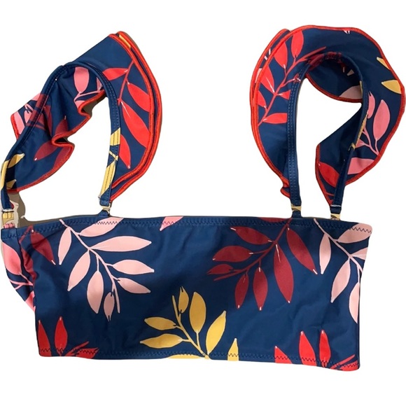 CAROLINA K Bathing suit top Bikini top w/ detachable straps Size XS - Picture 7 of 13